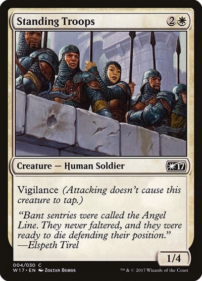 Standing Troops (W17) #4 Common Welcome Deck 2017 Magic: The Gathering: 2017