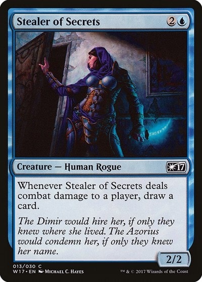 Stealer of Secrets (W17) #13 Common (Moderately Played) Welcome Deck 2017 Magic: The Gathering: 2017