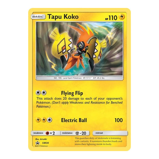 Tapu Koko - SM30 (SMP) #SM30 Promo (Holofoil Lightly Played) SM Promos Pokemon: 2016