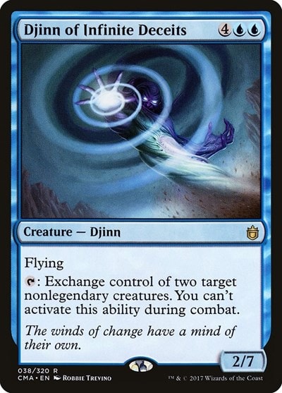 Djinn of Infinite Deceits (CMA) #38 Rare (Lightly Played) Commander Anthology Magic: The Gathering: 2017