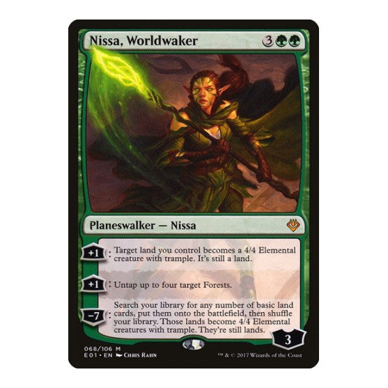 Nissa, Worldwaker (AC2) #68 Mythic Rare (Lightly Played) Archenemy: Nicol Bolas Magic: The Gathering: 2017