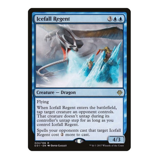 Icefall Regent (AC2) #24 Rare Archenemy: Nicol Bolas Magic: The Gathering: 2017