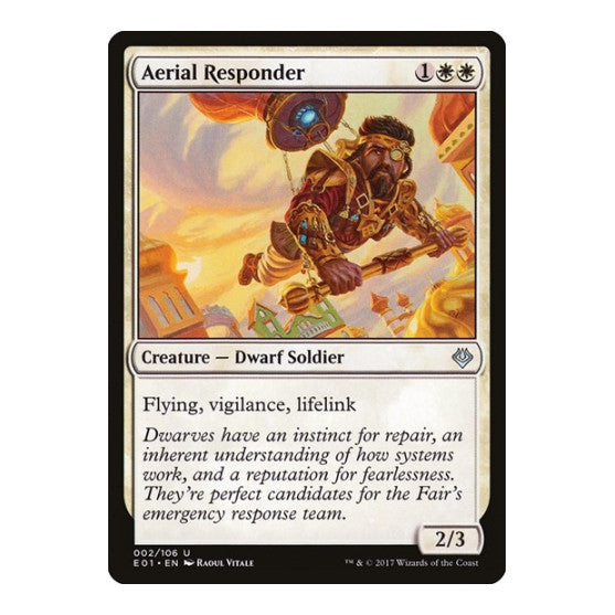 Aerial Responder (AC2) #2 Uncommon (Lightly Played) Archenemy: Nicol Bolas Magic: The Gathering: 2017