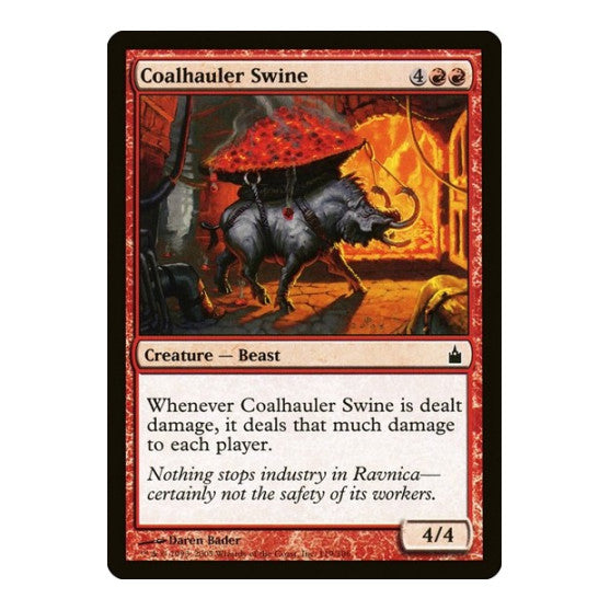 Coalhauler Swine (RAV) #119 Common (Lightly Played) Ravnica: City of Guilds Magic: The Gathering: 2005