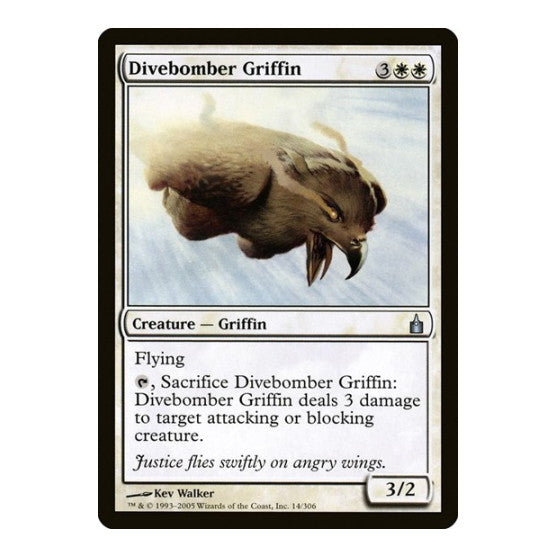 Divebomber Griffin (RAV) #14 Uncommon (Foil Lightly Played) Ravnica: City of Guilds Magic: The Gathering: 2005