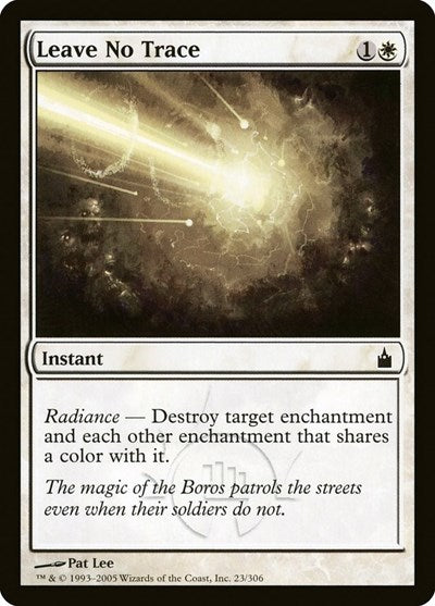 Leave No Trace (RAV) #23 Common (Lightly Played) Ravnica: City of Guilds Magic: The Gathering: 2005