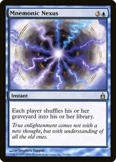 Mnemonic Nexus (RAV) #59 Uncommon (Moderately Played) Ravnica: City of Guilds Magic: The Gathering: 2005