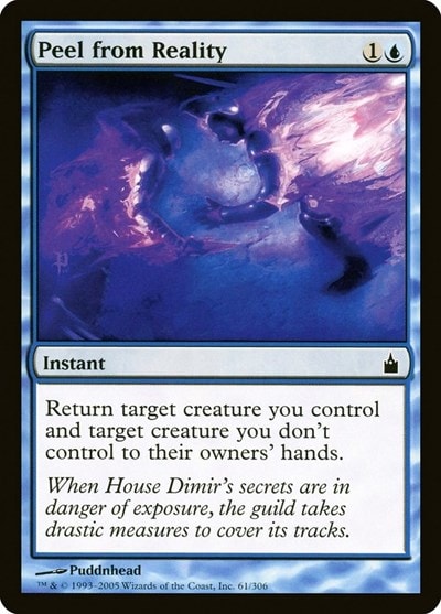 Peel from Reality (RAV) #61 Common (Lightly Played) Ravnica: City of Guilds Magic: The Gathering: 2005