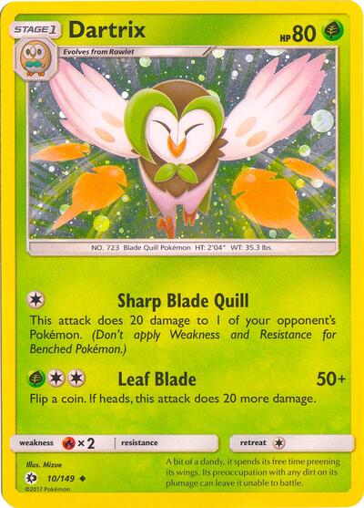 Dartrix 10 149 Cosmos Holo (BLE) #010/149 Promo (Holofoil Moderately Played) Blister Exclusives Pokemon: 2026