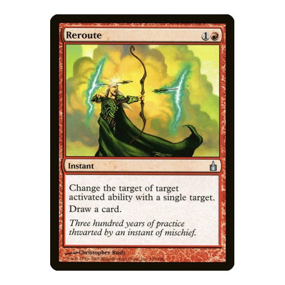 Reroute (RAV) #139 Uncommon (Lightly Played) Ravnica: City of Guilds Magic: The Gathering: 2005