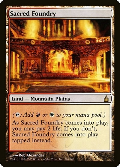 Sacred Foundry (RAV) #280 Rare Ravnica: City of Guilds Magic: The Gathering: 2005