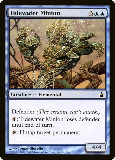 Tidewater Minion (RAV) #71 Common (Moderately Played) Ravnica: City of Guilds Magic: The Gathering: 2005