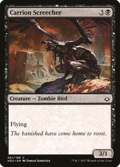 Carrion Screecher (HOU) #61 Common (Lightly Played) Hour of Devastation Magic: The Gathering: 2017