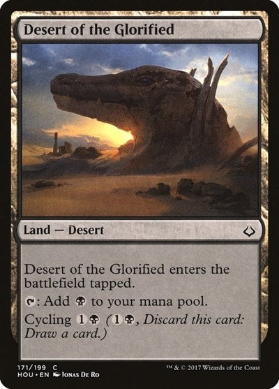 Desert of the Glorified (HOU) #171 Common (Lightly Played) Hour of Devastation Magic: The Gathering: 2017