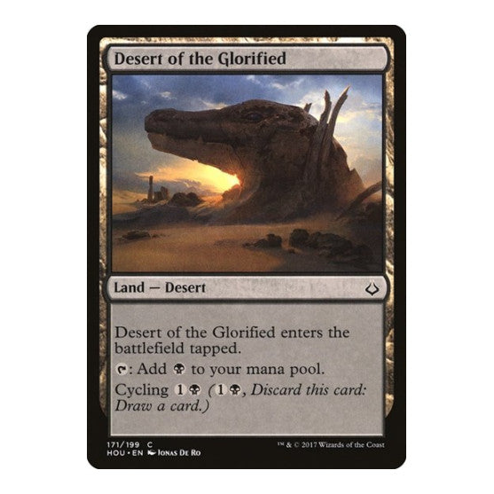 Desert of the Glorified (HOU) #171 Common (Lightly Played) Hour of Devastation Magic: The Gathering: 2017