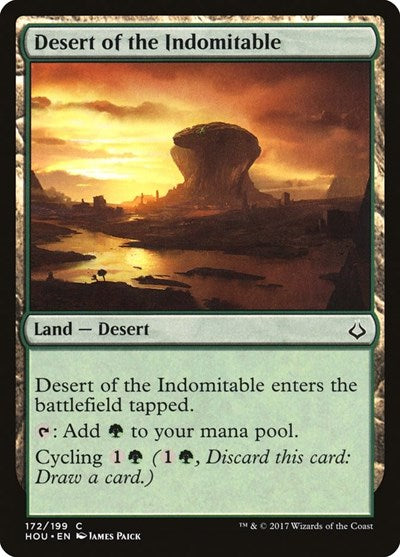 Desert of the Indomitable (HOU) #172 Common (Lightly Played) Hour of Devastation Magic: The Gathering: 2017