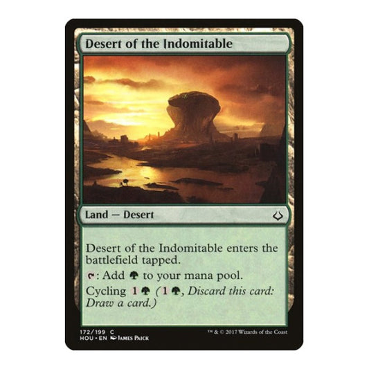 Desert of the Indomitable (HOU) #172 Common (Lightly Played) Hour of Devastation Magic: The Gathering: 2017