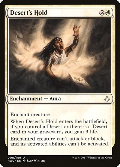 Deserts Hold (HOU) #8 Uncommon (Lightly Played) Hour of Devastation Magic: The Gathering: 2017