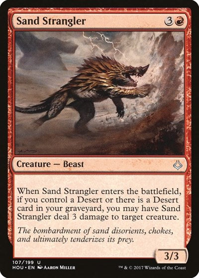 Sand Strangler (HOU) #107 Uncommon (Lightly Played) Hour of Devastation Magic: The Gathering: 2017