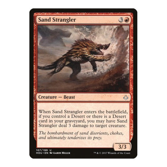 Sand Strangler (HOU) #107 Uncommon (Lightly Played) Hour of Devastation Magic: The Gathering: 2017