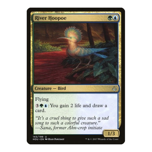 River Hoopoe (HOU) #143 Uncommon (Lightly Played) Hour of Devastation Magic: The Gathering: 2017