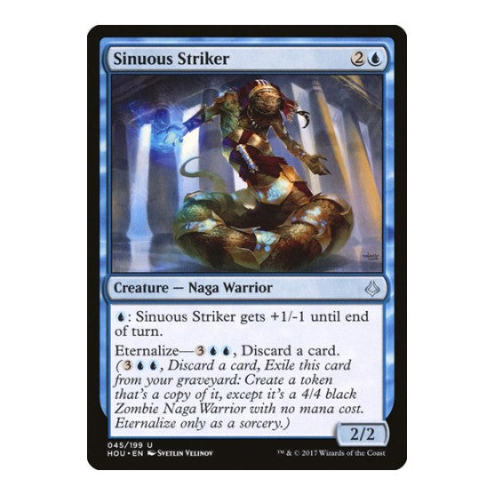 Sinuous Striker (HOU) #45 Uncommon (Lightly Played) Hour of Devastation Magic: The Gathering: 2017