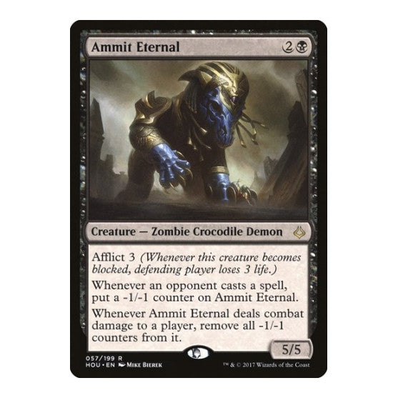 Ammit Eternal (HOU) #57 Rare (Lightly Played) Hour of Devastation Magic: The Gathering: 2017