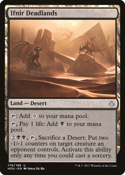 Ifnir Deadlands (HOU) #179 Uncommon (Near Mint) Hour of Devastation Magic: The Gathering: 2017
