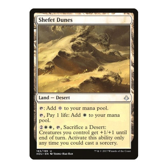 Shefet Dunes (HOU) #183 Uncommon (Lightly Played) Hour of Devastation Magic: The Gathering: 2017