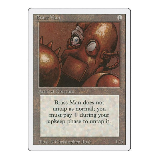 Brass Man (3ED) #238 Uncommon Revised Edition Magic: The Gathering: 1994