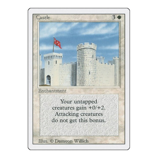 Castle (3ED) #8 Uncommon (Heavily Played) Revised Edition Magic: The Gathering: 1994