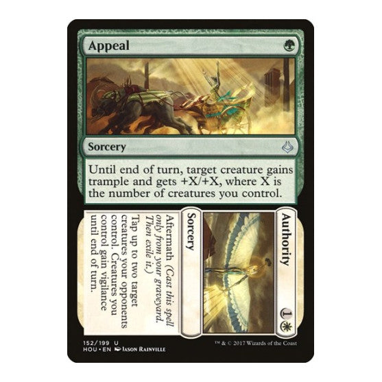 Appeal // Authority (HOU) #152 Uncommon (Lightly Played) Hour of Devastation Magic: The Gathering: 2017