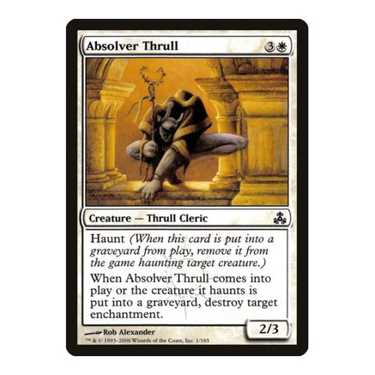 Absolver Thrull (GPT) #1 Common (Moderately Played) Guildpact Magic: The Gathering: 2006