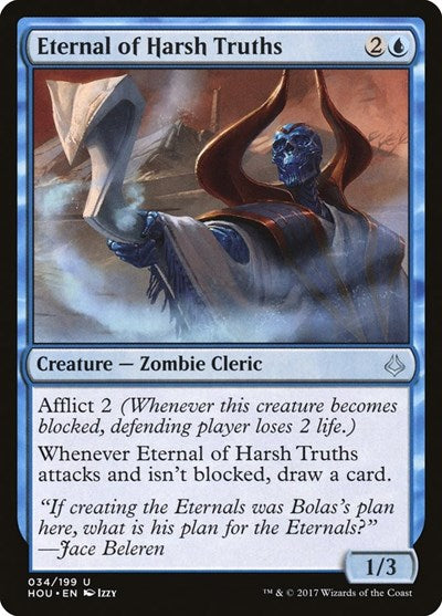 Eternal of Harsh Truths (HOU) #34 Uncommon (Lightly Played) Hour of Devastation Magic: The Gathering: 2017
