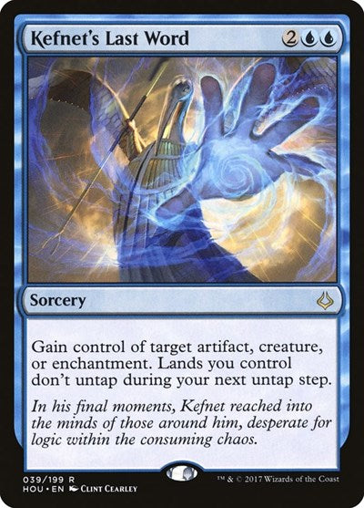 Kefnets Last Word (HOU) #39 Rare (Lightly Played) Hour of Devastation Magic: The Gathering: 2017