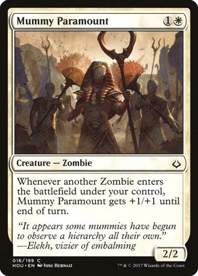 Mummy Paramount (HOU) #16 Common (Lightly Played) Hour of Devastation Magic: The Gathering: 2017