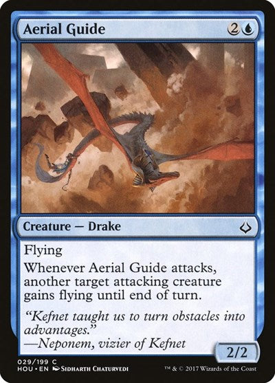 Aerial Guide (HOU) #29 Common (Lightly Played) Hour of Devastation Magic: 2017