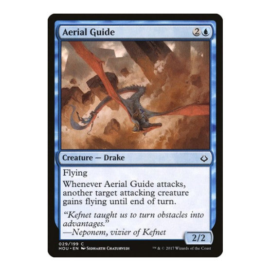 Aerial Guide (HOU) #29 Common Hour of Devastation Magic: The Gathering: 2017