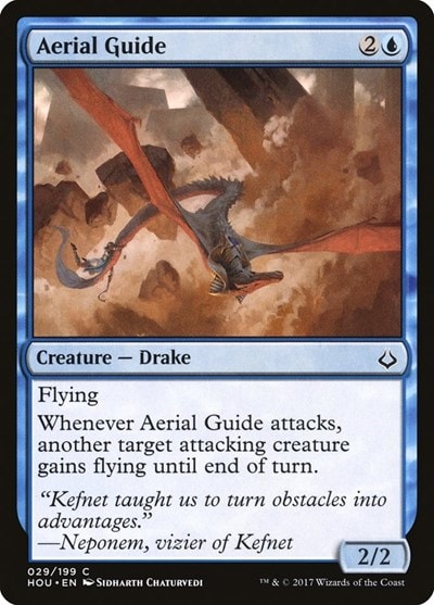 Aerial Guide (HOU) #29 Common Hour of Devastation Magic: The Gathering: 2017