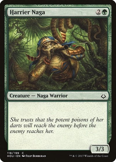 Harrier Naga (HOU) #118 Common (Lightly Played) Hour of Devastation Magic: The Gathering: 2017