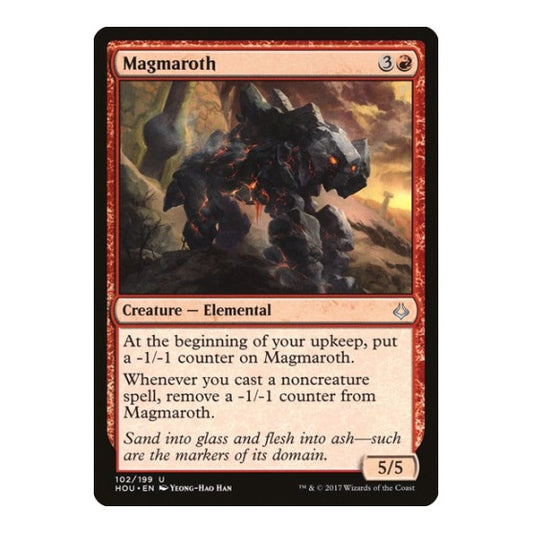 Magmaroth (HOU) #102 Uncommon (Lightly Played) Hour of Devastation Magic: The Gathering: 2017