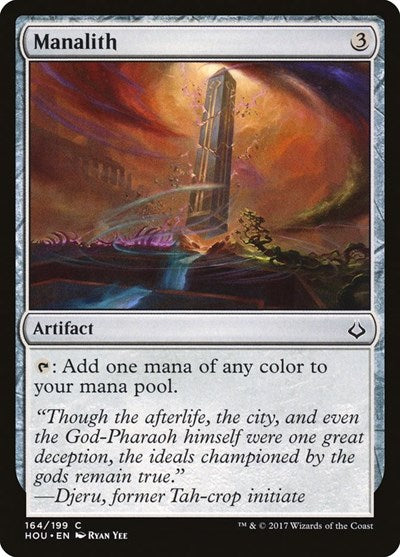 Manalith (HOU) #164 Common Hour of Devastation Magic: The Gathering: 2017