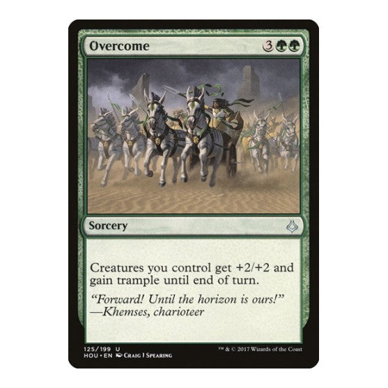 Overcome (HOU) #125 Uncommon (Lightly Played) Hour of Devastation Magic: The Gathering: 2017