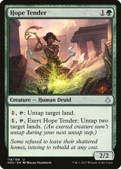 Hope Tender (HOU) #119 Uncommon (Lightly Played) Hour of Devastation Magic: The Gathering: 2017