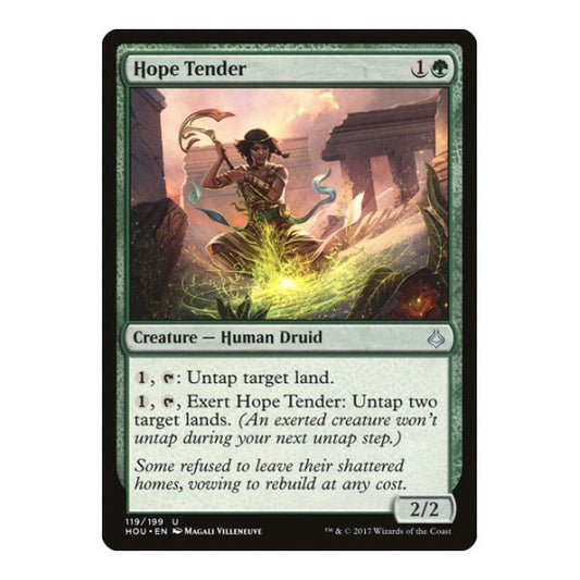 Hope Tender (HOU) #119 Uncommon (Lightly Played) Hour of Devastation Magic: The Gathering: 2017