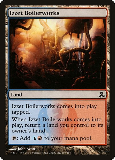 Izzet Boilerworks (GPT) #159 Common (Lightly Played) Guildpact Magic: The Gathering: 2006