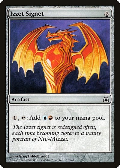 Izzet Signet (GPT) #152 Common (Lightly Played) Guildpact Magic: The Gathering: 2006