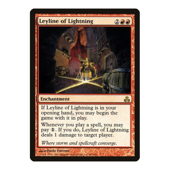 Leyline of Lightning (GPT) #68 Rare (Lightly Played) Guildpact Magic: The Gathering: 2006