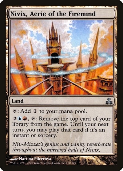 Nivix, Aerie of the Firemind (GPT) #160 Uncommon (Moderately Played) Guildpact Magic: The Gathering: 2006