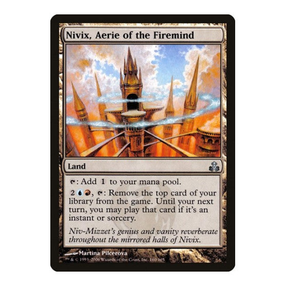 Nivix, Aerie of the Firemind (GPT) #160 Uncommon (Moderately Played) Guildpact Magic: The Gathering: 2006